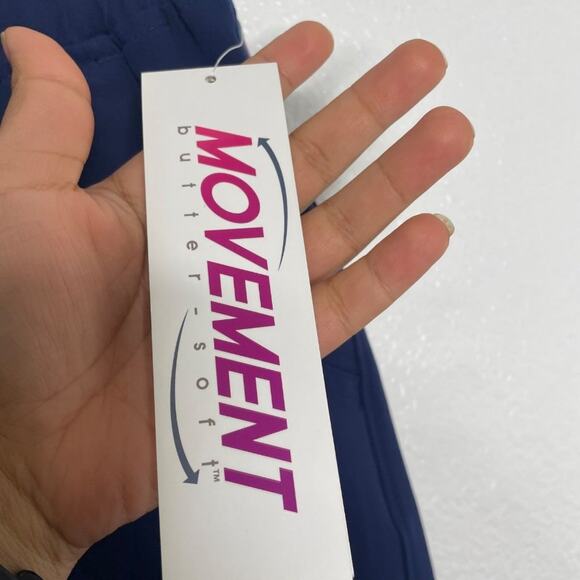 Movement Butter Soft Womens Pants Size XS Navy Blue Elastic Waist Working - Picture 7 of 15